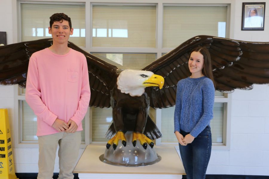 Jake Wilfred and Shannon OConnell are the October 2018 Seniors of the Month.