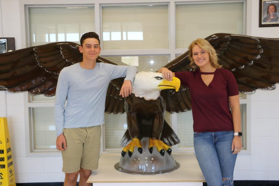 The March Seniors of the Month are Jack Santora and Emma Homoki.